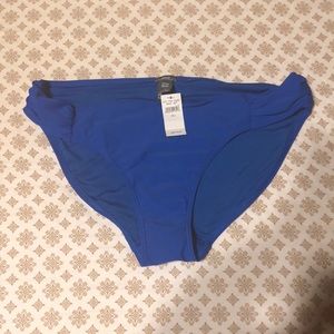 Blue bikini bottoms